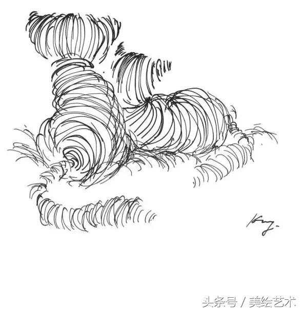 四岁左右的孩子都可以用这样的线条画画